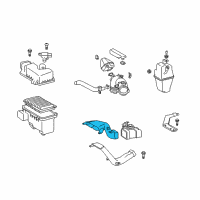 OEM Toyota Highlander Air Inlet Diagram - 17752-36010