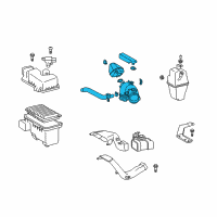 OEM Toyota Highlander Air Hose Diagram - 17880-36020