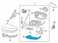 OEM BMW 230i HOUSING LOWER SECTION, RIGHT Diagram - 51-16-7-498-204