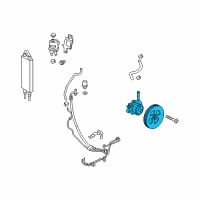 OEM Nissan NV3500 Pump Assy-Power Steering Diagram - 49110-EZ30B