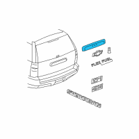 OEM 2011 Chevrolet Tahoe Applique Diagram - 23168608