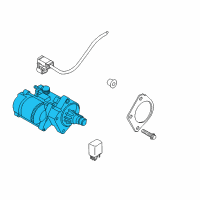 OEM 2004 Dodge Intrepid Starter Motor Compatible Diagram - 4609345AF