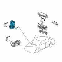 OEM 2000 Honda Accord Fuse Box Diagram - 38210S84A00