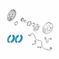 OEM 2004 Chrysler Sebring *Shoekit-Brake Diagram - MB950211