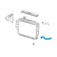 OEM 1996 Ford E-350 Econoline Club Wagon Multi Purpose Hose Diagram - E3UZ8286B