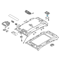 OEM 1993 Hyundai Excel Bulb Diagram - 18645-10009-N