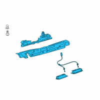 OEM 2017 Lexus LX570 Retainer Sub-Assy, Back Door Garnish Diagram - 76809-60050