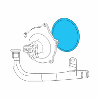 OEM 2005 Dodge Grand Caravan Gasket-Water Pump To Front Cover Diagram - 4781172AB
