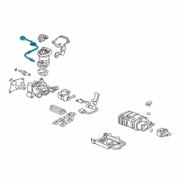 OEM 2007 Honda Accord Sensor, Oxygen Diagram - 36532-RAA-A02