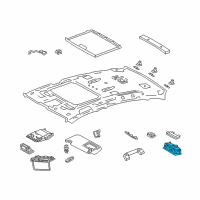 OEM 2020 Lexus LS500h Lamp Assy, Spot Diagram - 81360-50190-A1