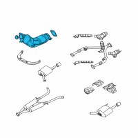 OEM 2010 Infiniti M35 Three Way Catalytic Converter Diagram - B08B3-EJ80B