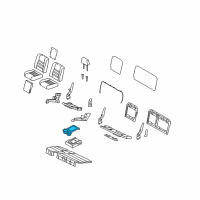 OEM 2009 Ford F-350 Super Duty Cup Holder Diagram - 8C3Z-2613562-DA