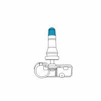 OEM Dodge Durango Cap Kit-Valve Stem Diagram - 68184875AA