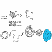 OEM 2017 Jeep Compass Brake Rotor Diagram - 4743999AA