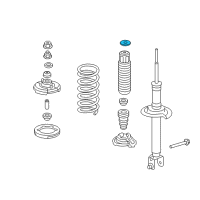 OEM 2000 Honda Accord Plate, Dust Cover (Showa) Diagram - 51685-SR0-004