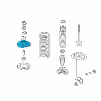 OEM 2015 Acura TLX Base, Rear Diagram - 52675-T3V-A01