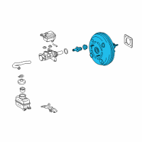 OEM 2014 Lexus RX350 Booster Assy, Brake Diagram - 44610-0E030