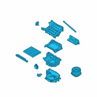 OEM 2020 Hyundai Elantra GT Blower Unit Diagram - 97100-G3020
