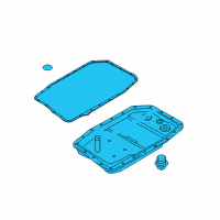 OEM Hyundai Equus Pan Assembly-Automatic Transaxle Oil Diagram - 45280-49000
