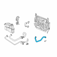 OEM 2011 Dodge Charger Hose-Radiator Outlet Diagram - 55038183AC