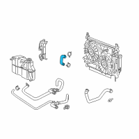 OEM 2010 Dodge Charger Hose-Radiator Inlet Diagram - 55038144AA