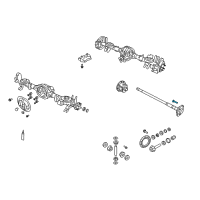 OEM 2009 Jeep Liberty Wheel Stud Diagram - 6036668AA