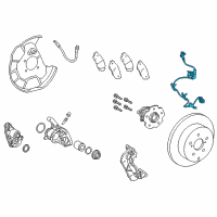 OEM 2018 Lexus NX300 Sensor, Speed W/SUSPENSION Diagram - 89545-78010