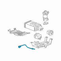 OEM Honda Ridgeline Sensor, Front Laf Diagram - 36531-RDM-A01