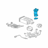 OEM 2004 Honda Accord Valve Set, Egr Diagram - 18011-PGK-A03