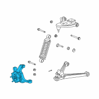 OEM 2004 Dodge Viper Front Knuckle Right Diagram - 68272306AA