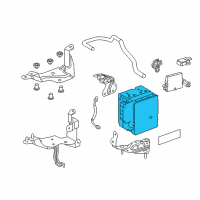 OEM Lexus LC500h ACTUATOR Assembly, Brake Diagram - 44050-11010