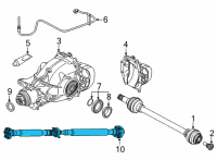 OEM 2022 BMW X7 DRIVE SHAFT AUTOMATIC TRANSM Diagram - 26-10-8-487-412