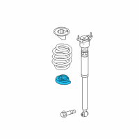 OEM 2017 Infiniti QX30 Seat-Rubber, Rear Spring Diagram - 55036-5DA0A