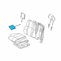 OEM Dodge Durango Pad-Seat Cushion Diagram - 4610198AF