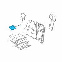 OEM Jeep Grand Cherokee Pad-Seat Cushion Diagram - 4610198AF