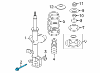 OEM 2021 Nissan Versa Bolt Diagram - 40056-1HA0B