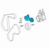 OEM 2013 Scion iQ Serpentine Tensioner Diagram - 16620-47020