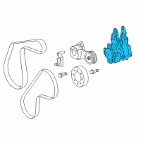 Genuine Scion iQ Water Pump Assembly diagram