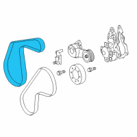 OEM Scion Serpentine Belt Diagram - 90916-02682