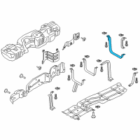 OEM 2020 Ford F-350 Super Duty Support Strap Nut Diagram - HC3Z-9054-G