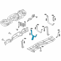 OEM 2021 Ford F-250 Super Duty Support Strap Diagram - HC3Z-9054-K