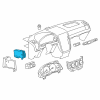 OEM Buick Terraza Module Diagram - 19119308