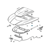 OEM 2017 Chevrolet Camaro Hood Plug Diagram - 22772956