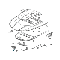 OEM 2019 Chevrolet Camaro Mount Plate Bolt Diagram - 11561969