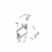 OEM 2007 Nissan Maxima Hose-Auto Transmission Oil Cooler Diagram - 21631-ZK30A