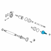 OEM Cadillac CV Joints Diagram - 13333929