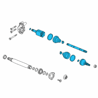 OEM 2015 Buick Regal Axle Assembly Diagram - 13348258