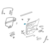 OEM 2012 Toyota Sequoia In-Car Temperature Sensor Diagram - 88625-34040-C0