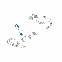 OEM 2009 Kia Rio Oxygen Sensor Assembly Diagram - 3921022610