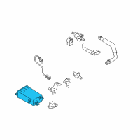 OEM 2006 Kia Rio5 Canister Assembly Diagram - 314201G500